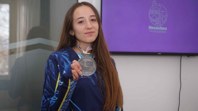 Sophie Lacoste: La patinadora necochense que brilló en Colombia