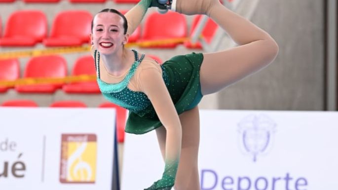 Sophie Lacoste: La patinadora necochense que brilló en Colombia