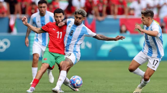 Vergüenza en París: Le anularon un gol a la Selección Sub 23 dos horas después de terminado el partido contra Marruecos