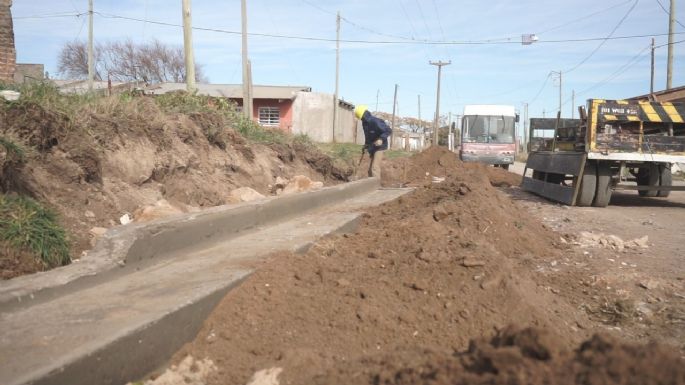 Avance de obras en Barrio Norte y próximos trabajos en Quequén