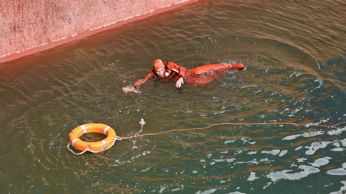 Puerto Quequén realizó un simulacro de emergencia para validar procedimiento de Hombre al Agua