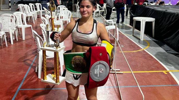 Joven boxeadora necochense organizó una rifa para costear su viaje al Torneo Nacional de Boxeo