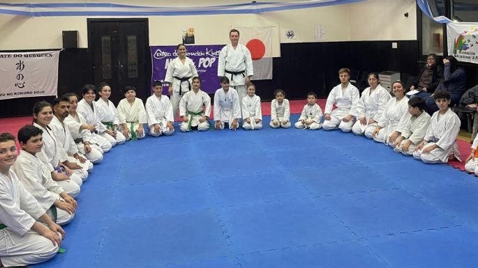 Demostración de Karate en la Usina