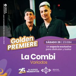 La Combi se presenta en Bingo Golden Palace