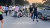 Foto ilustrativa de la nota titulada Choque entre motociclista y camioneta dejó a un joven con fracturas