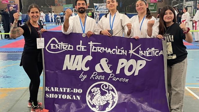 Karatecas necochenses hicieron podio y trajeron oro de Pinamar