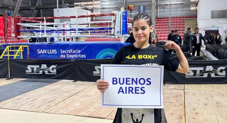 La necochense Rocío Prada se coronó campeona argentina en el Nacional de boxeo femenino