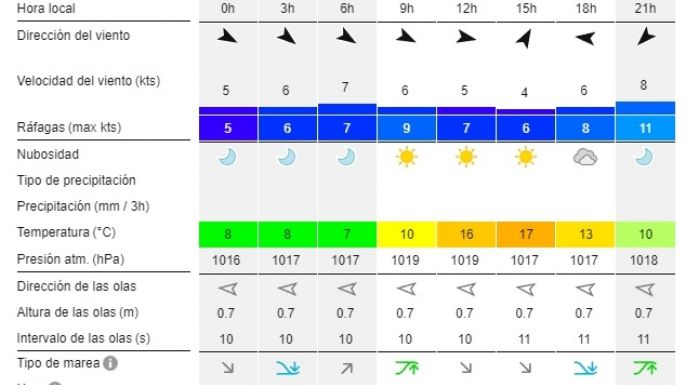 Reporte de olas para las playas de Necochea y Quequén este domingo 8-09