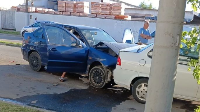 Triple choque en 75 y 34: Una niña herida